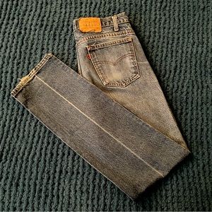 RARE Vintage Orange Tab 513 High Waist 70s Jeans